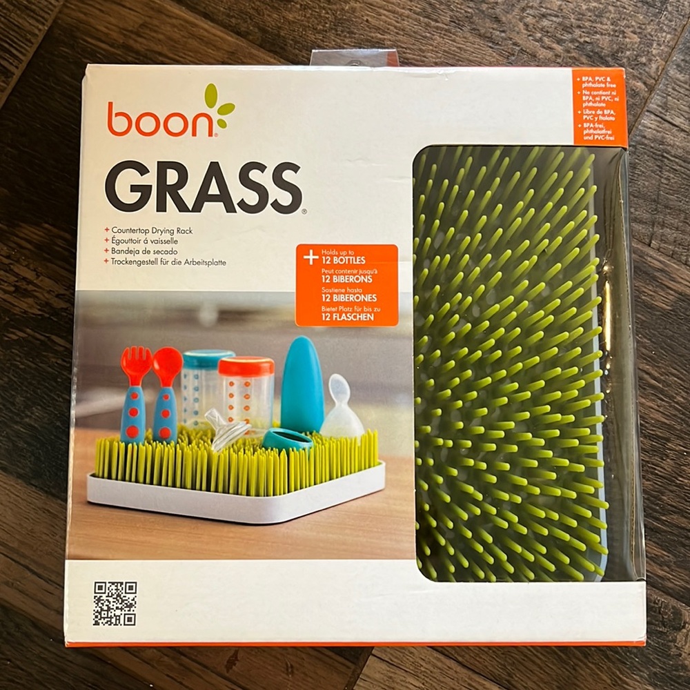 Boon Grass Countertop Bottle Drying Rack